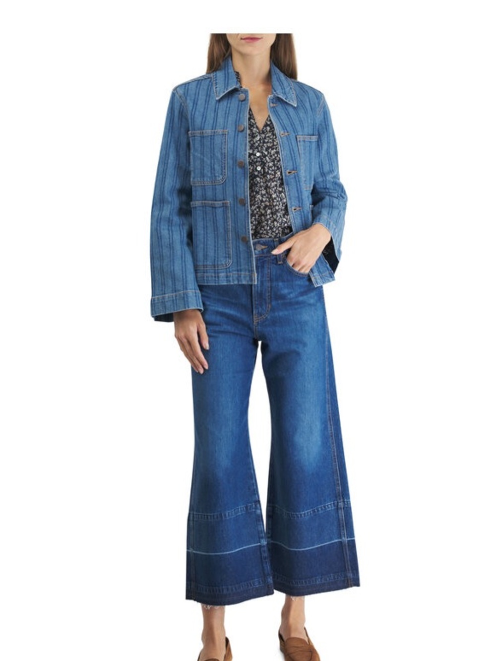 Veronica Beard Dalh Cropped Chore Jacket. Size S Women #495
